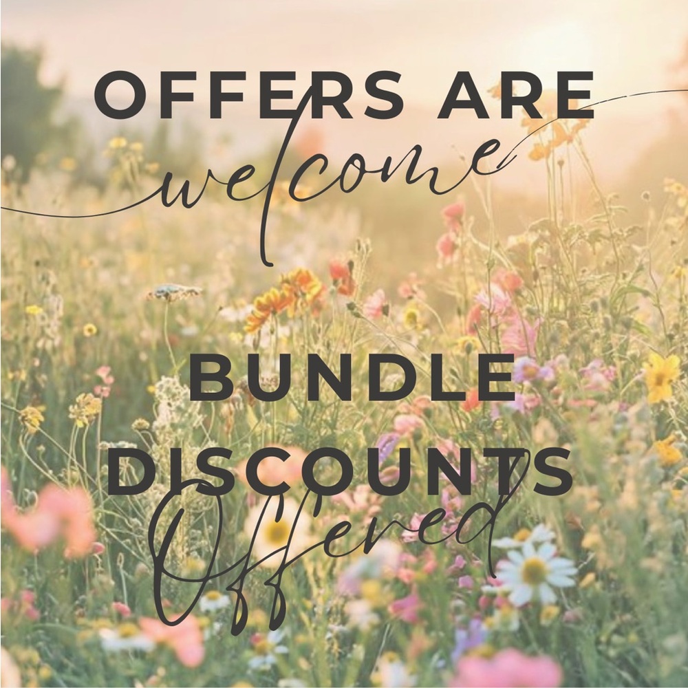 Reasonable offers are welcome